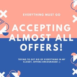 CLEAN OUT MY CLOSET :)